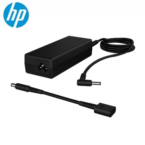 HP 90W Smart AC Adapter with Right-Angled 4.5-7.4mm DC Connector for HP Notebook – 90W Power, Smart-Pin Surge Protection, Lightweight 0.33kg