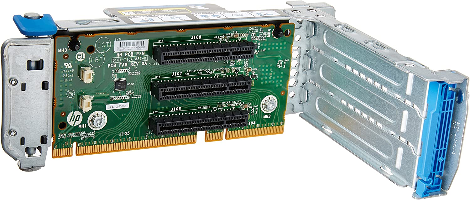 HP DL180 Gen9 3-Slot PCIe x8 Riser Card Kit - High-Performance Expansion for ProLiant Servers