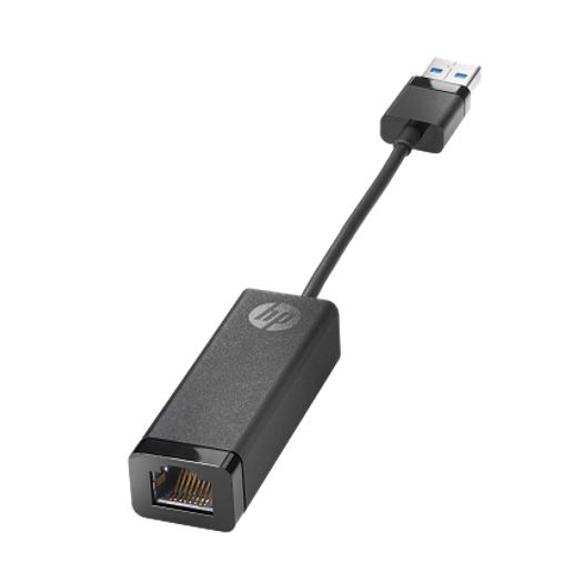HP G2 USB 3.0 to Gigabit LAN RJ45 Adapter – Wired 10/100/1000 Ethernet Connection, USB-A Compatible, Supports WIN10/11 macOS Chrome OS, 1-Year Warranty