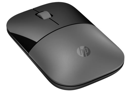 HP Wireless Mouse Z3700 Dual Silver - Ambidextrous 1600 DPI Optical Mouse with Bluetooth 5.0 & USB-A, Compatible with Windows 11/10, macOS, Chrome OS