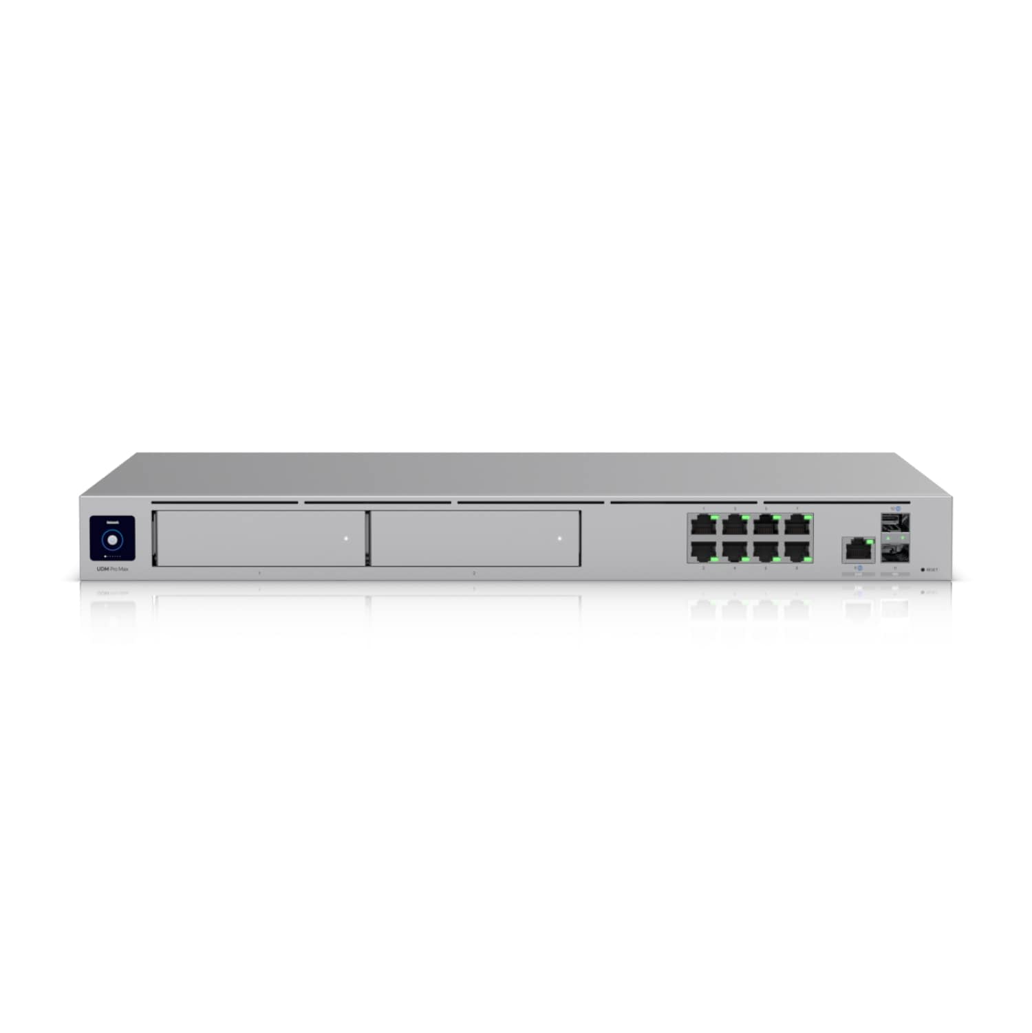 Ubiquiti Dream Machine Pro Max - 10 Gbps Rack-mount Cloud Gateway with Multi-WAN Load Balancing & 2 NVR Drive Bays