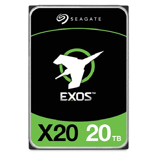 Seagate Exos X20 20TB Enterprise 3.5" SATA Internal Hard Drive - 7200 RPM, 6Gb/s, 256MB Cache, 5 Year Warranty