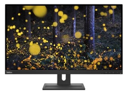 LENOVO ThinkVision E27q-20 27-inch QHD IPS Monitor 2560x1440 75Hz 4ms Response Height Adjustable DP HDMI 3yr Warranty