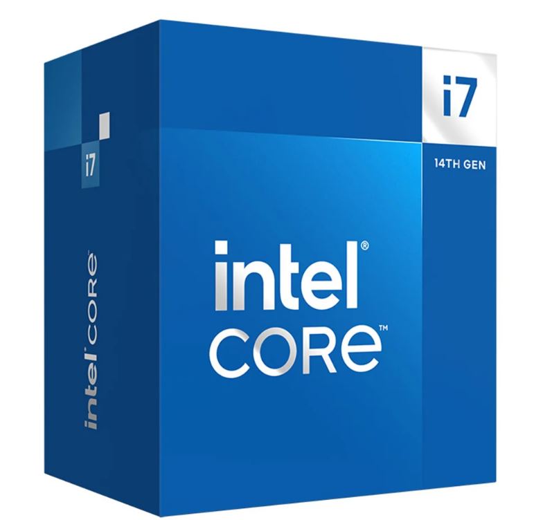 Intel Core i7-14700 14th Gen Desktop CPU 20-Core 28-Thread 4.2GHz Base, 5.4GHz Turbo, LGA1700, 65W with UHD Graphics 770 & Stock Cooler