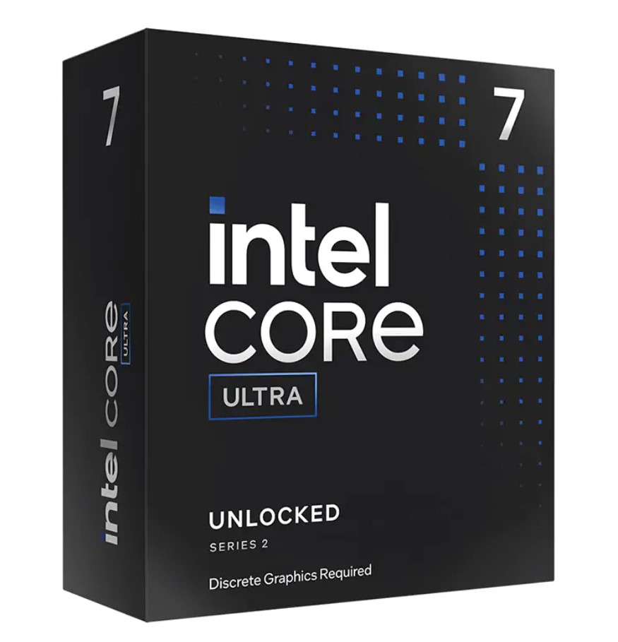 Intel Core Ultra 7 Processor 265KF 20-Core (8P+12E) 5.5 GHz Turbo DDR5-6400 LGA1851 15th Gen, Unlocked KF Variant No Integrated Graphics