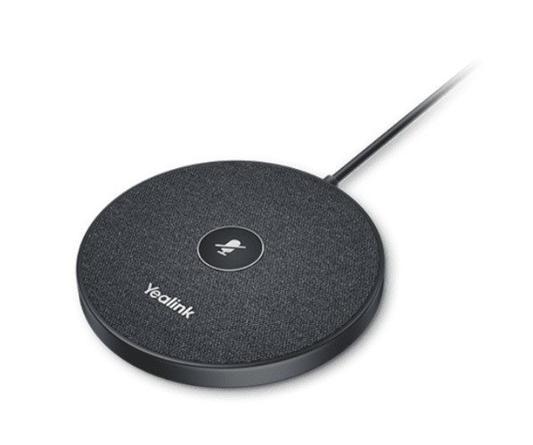 Yealink VCM35 Wired Video Conferencing Microphone Array with 3-Microphone 360° Pickup, Echo Canceling & Noise Suppression for Medium to Large Conference Rooms