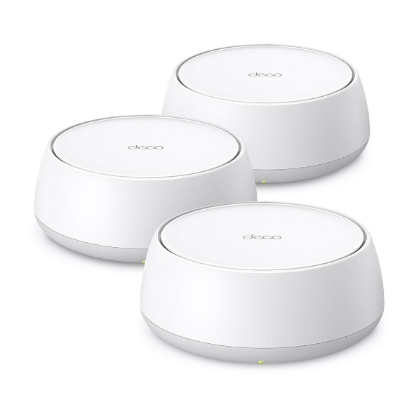 TP-Link Deco BE22 (3-Pack) BE3600 Whole Home Mesh Wi-Fi 7 System – Dual-Band 3.6 Gbps Wireless, Multi-Link Operation, Gigabit Wired Backhaul