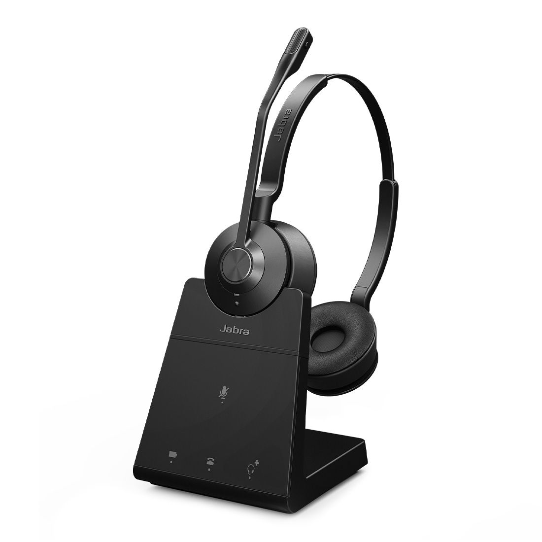 Jabra Engage 45 SE Stereo DECT Wireless Headset - Up to 13 Hours Talk Time, 150m Range, FIPS 256-bit Security for Professional Deskphone Use