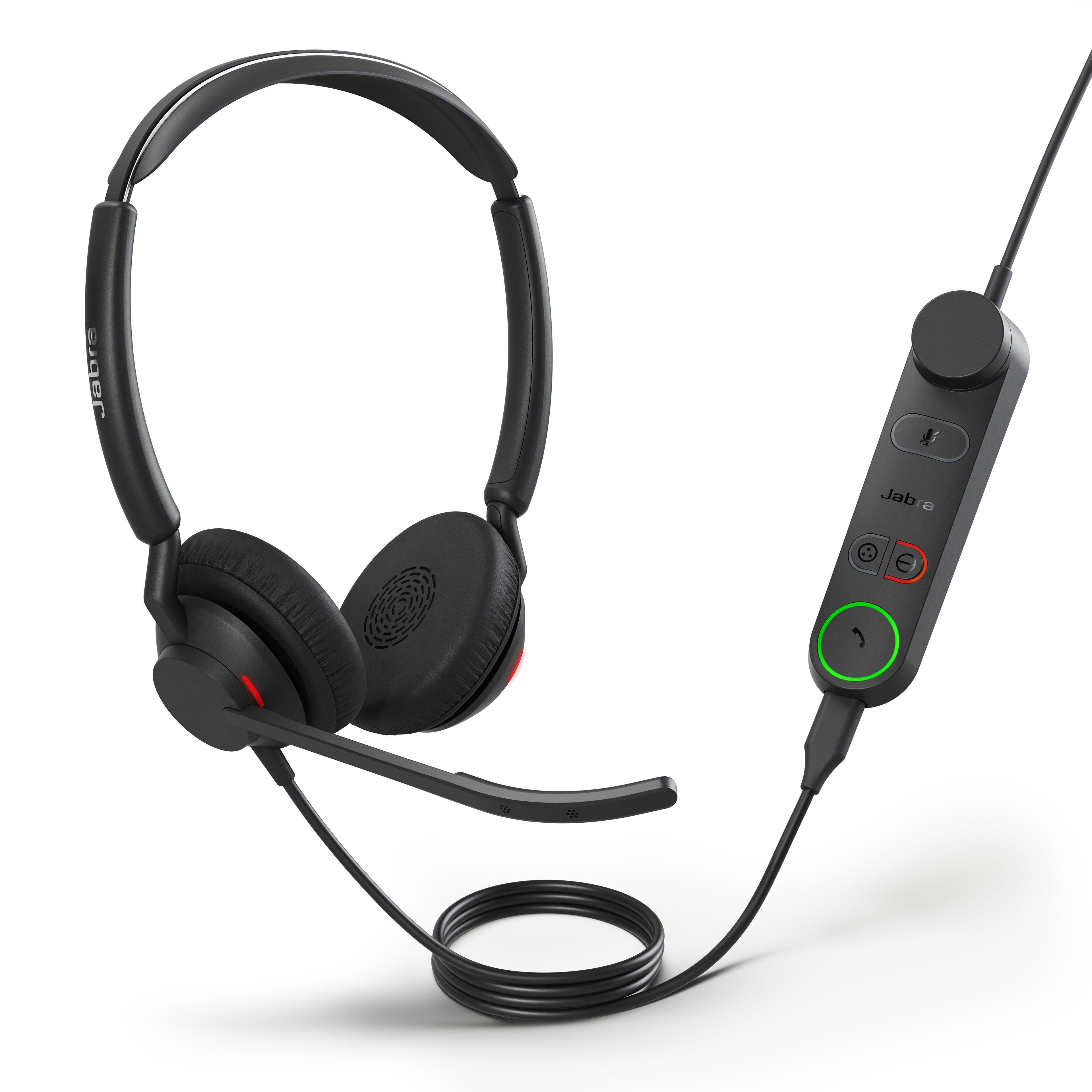 Jabra Engage 50 II Dual UC Corded USB-C/A Headset for Clear Customer Calls with Ultra-Lightweight Design, Hearing Protection & Integrated Busylight