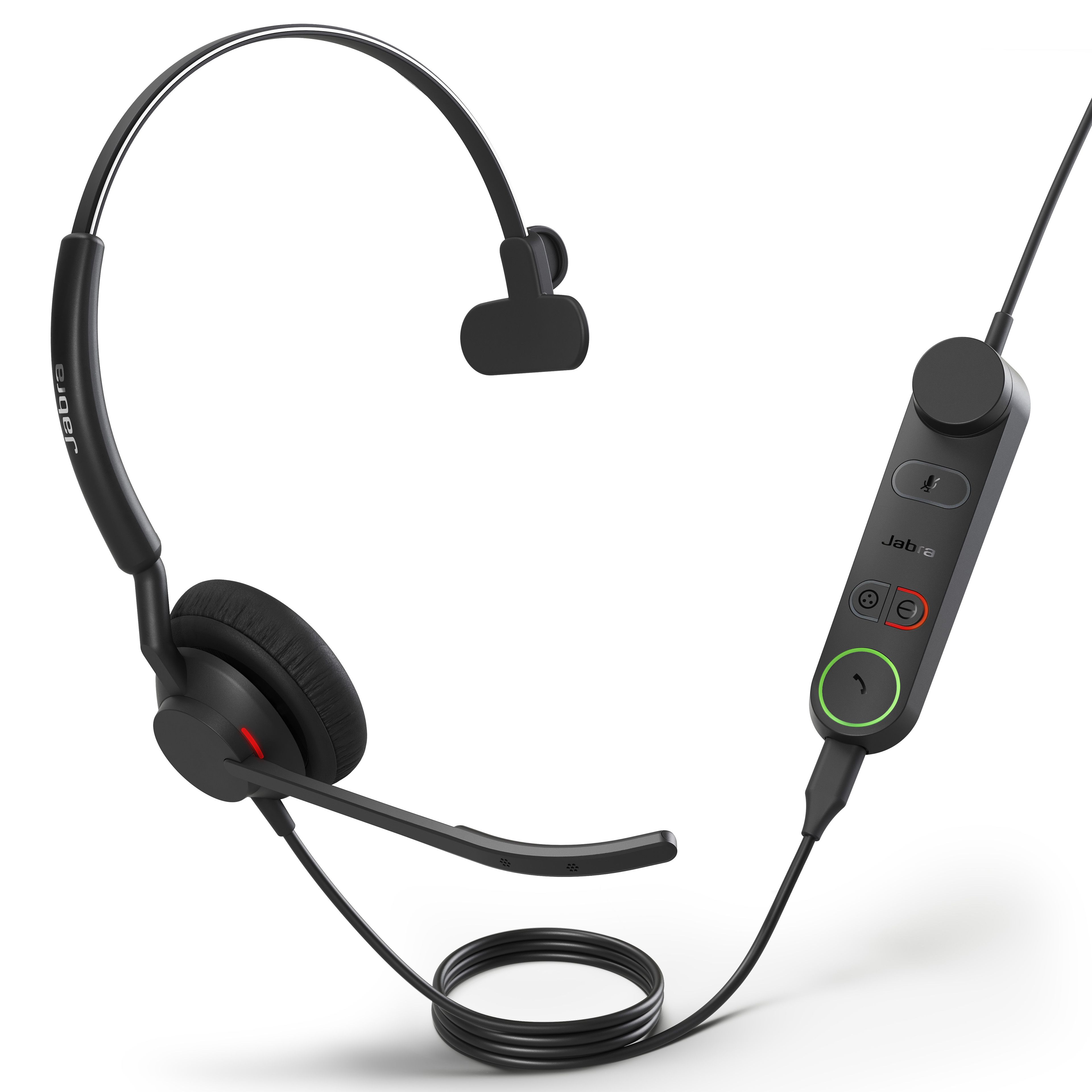 Jabra Engage 50 II Mono UC Corded USB-C/A Headset – Lightweight, Noise-Isolating, Hearing Protection, SmartRinger & Busylight for Clear Customer Calls
