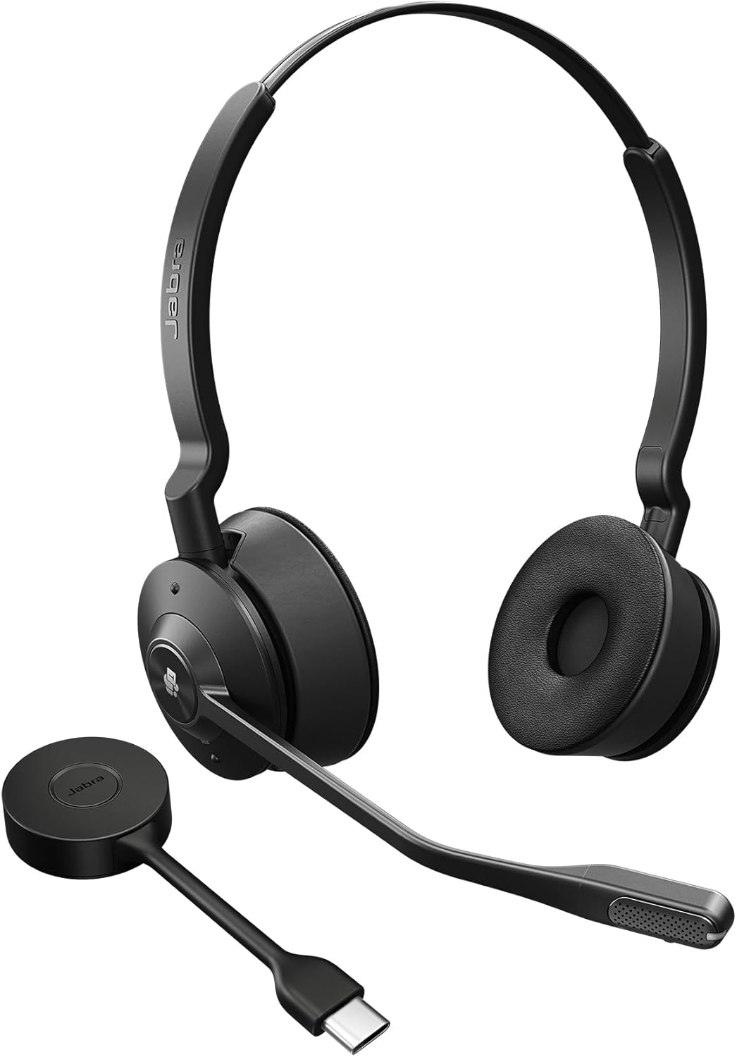 Jabra Engage 55 SE UC DECT Wireless Headset with 150m Range, Noise Cancelling Mic, Busylight & Up to 13 Hours Talk Time - Stereo, Mono & Convertible