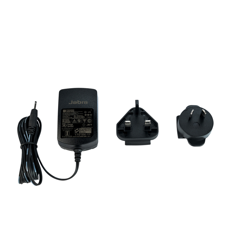 Jabra Engage Power Supply 100-240V AC to 7.5V DC, 4.875W Replacement Charger for Engage 45, 65, 75 Base Stations