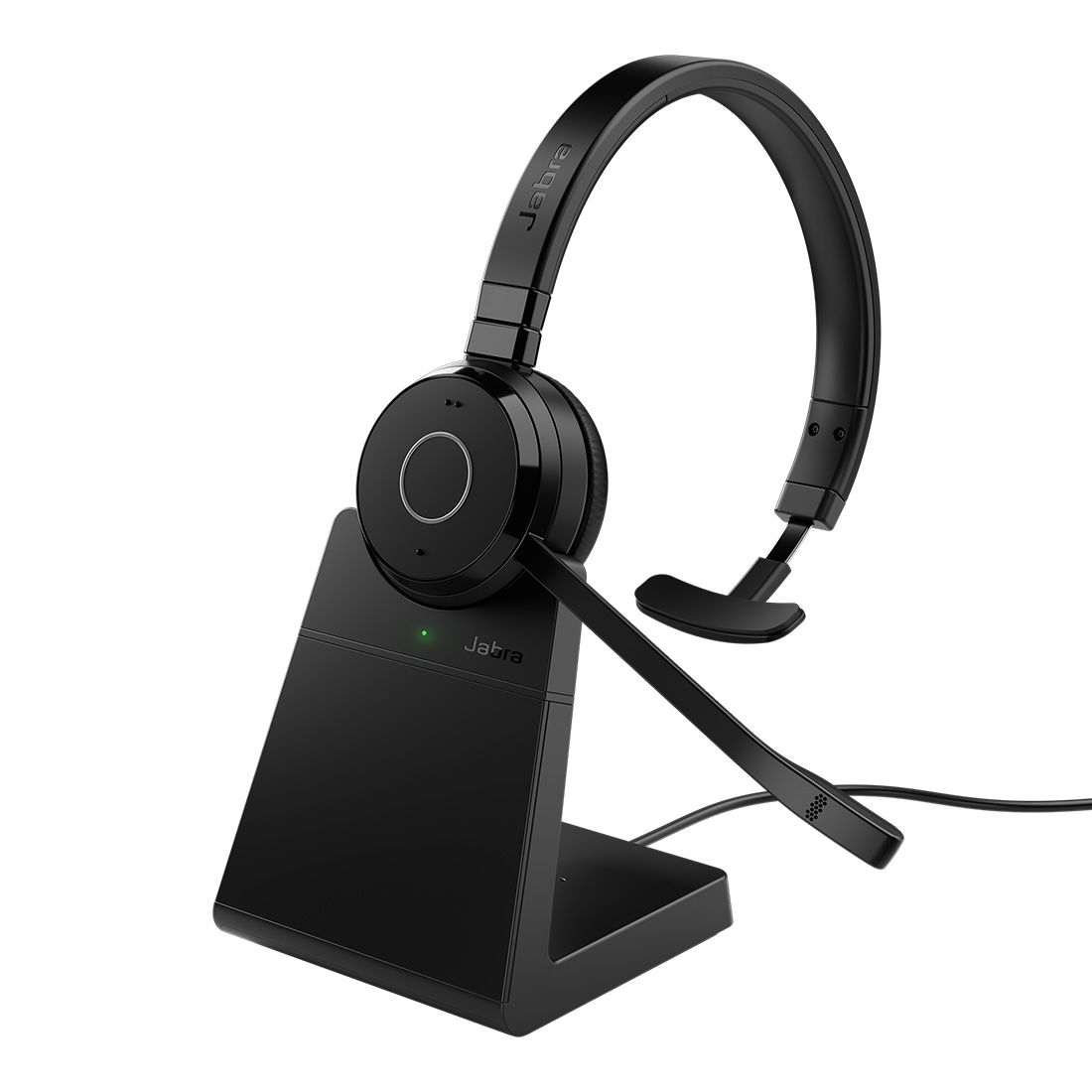 Jabra Evolve 65 TE Link390a Teams Mono Bluetooth Headset with 16-Hour Battery Life, 30m Wireless Range & Passive Noise Cancellation