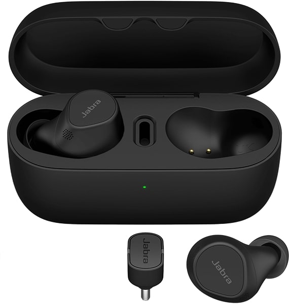 Jabra Evolve2 Buds UC True Wireless Earbuds USB-A, ANC, 33H Battery, Bluetooth 5.2, IP57