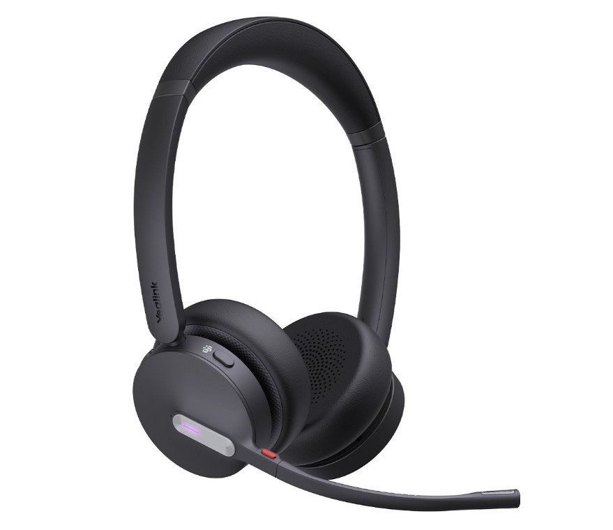 Yealink WH64 Hybrid Dual UC DECT Wireless Headset with Bluetooth 5.2, 3-Mic Noise Cancellation, UC Certified, Includes WDD60 Dongle