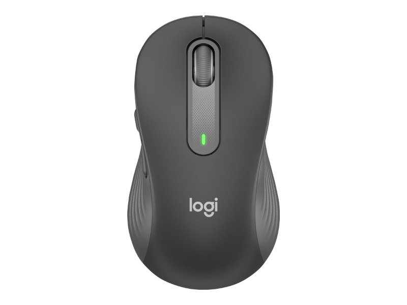Logitech Signature M650 LARGE Wireless Mouse Graphite - SilentTouch, SmartWheel, Long Battery Life, Bluetooth & USB Receiver
