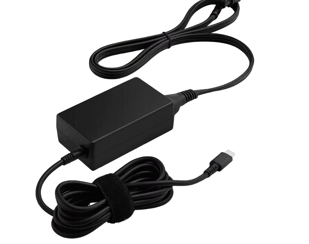 HP 65W USB-C LC Power Adapter Charger for HP Notebooks - Fast Charging, Universal USB Type-C Compatibility, Model 1P3K6AA