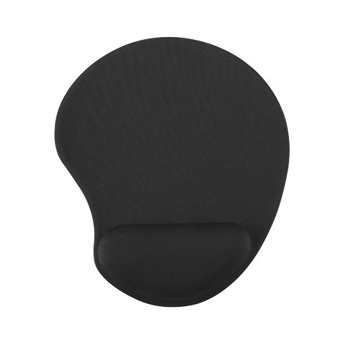 Brateck Gel Mouse Pad 240x210x20mm with Ergonomic Wrist Support and Low-Friction Cloth Surface for Smooth Mouse Movement