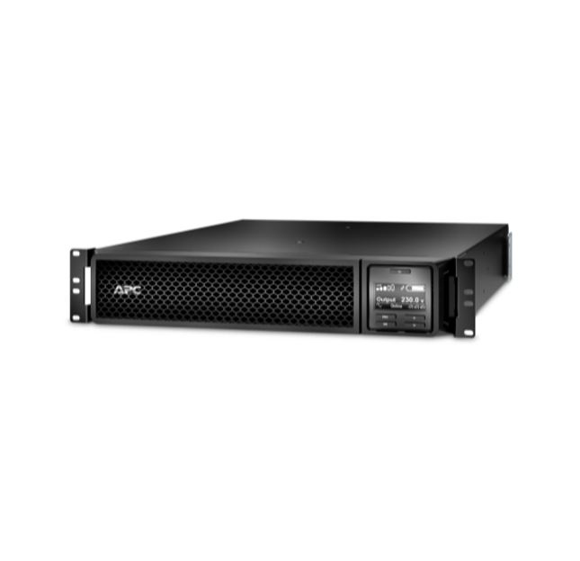 APC Smart-UPS SRT 3000VA 2700W Online UPS 2U Rackmount with 8x IEC C13 & 2x IEC C19 Outlets, SmartSlot, Lead Acid Battery, Rail Kit Included