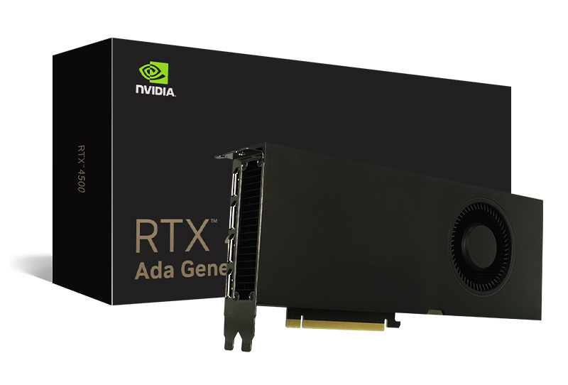 Leadtek NVIDIA Quadro RTX 4500 Ada Generation 24GB GDDR6 ECC Workstation GPU with PCIe 4.0 and Active Cooling