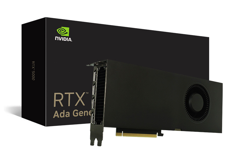 Leadtek NVIDIA Quadro RTX 5000 Ada Generation 32GB GDDR6 ECC Professional Workstation GPU PCIe 4.0 x16, 250W TDP, 4x DisplayPort 1.4a