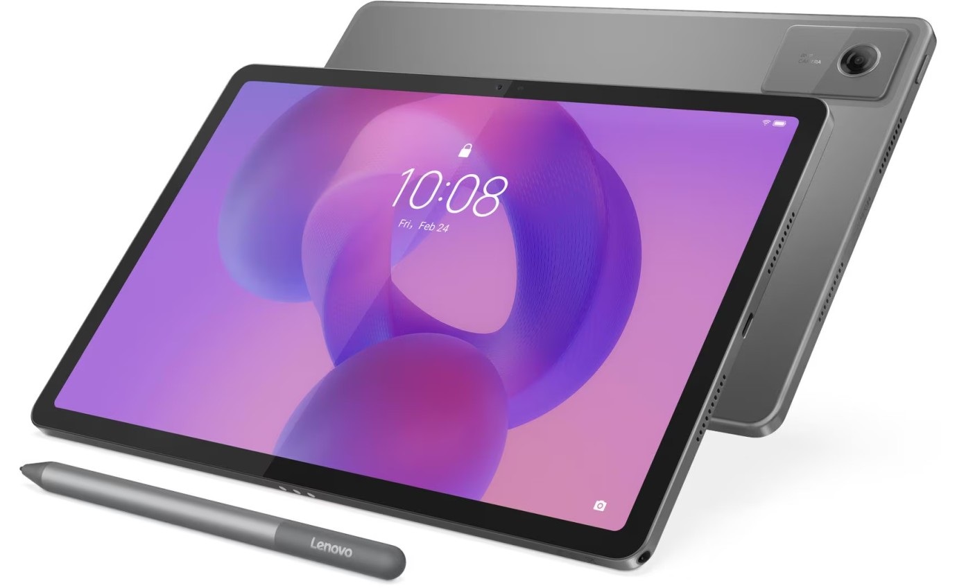 Lenovo Idea Tab 11 5G 256GB Tablet with Lenovo Tab Pen, 11" 2.5K IPS 90Hz Display, 8GB LPDDR4x, MediaTek Dimensity 6300, Android 15, 7040mAh Battery - Luna Grey (ZAFM0076AU)
