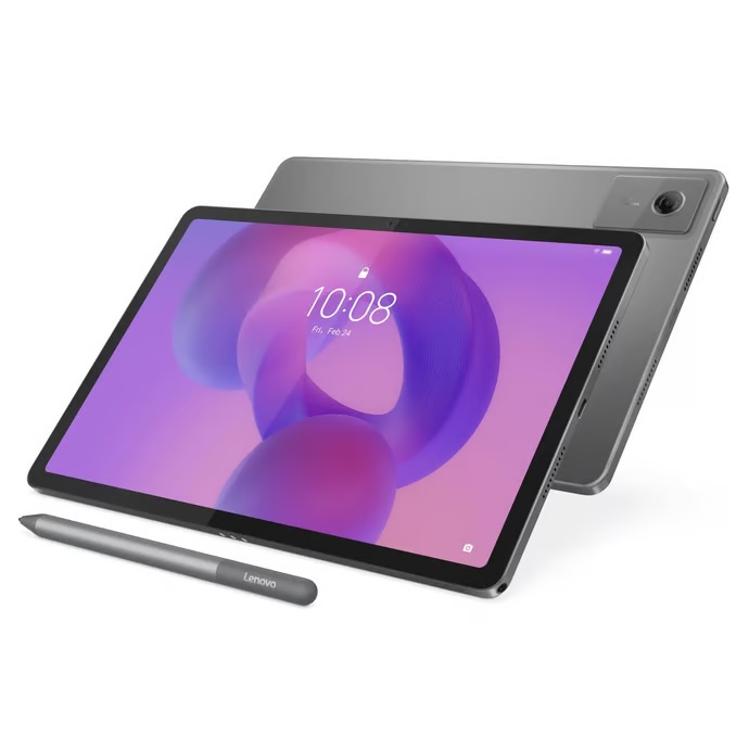 Lenovo Idea Tab 11 Wi-Fi 128GB with Pen - Luna Grey, 11" 2.5K IPS Display, MediaTek Dimensity 6300, 4GB RAM, Android 15, 7040mAh Battery