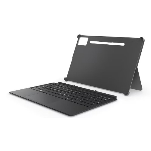 Lenovo Idea Tab Pro 12.7" Bluetooth Keyboard Pack with Built-in Kickstand, 16 Hotkeys & Pogo Connector - Storm Grey (ZG38C06017)