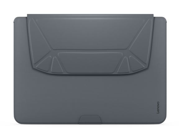 Lenovo Origami 14" X9 Sleeve Case - Ergonomic Origami-Fold, Snug Fit for 14" Notebook, Sustainable RPET Inner, Grey PU Exterior