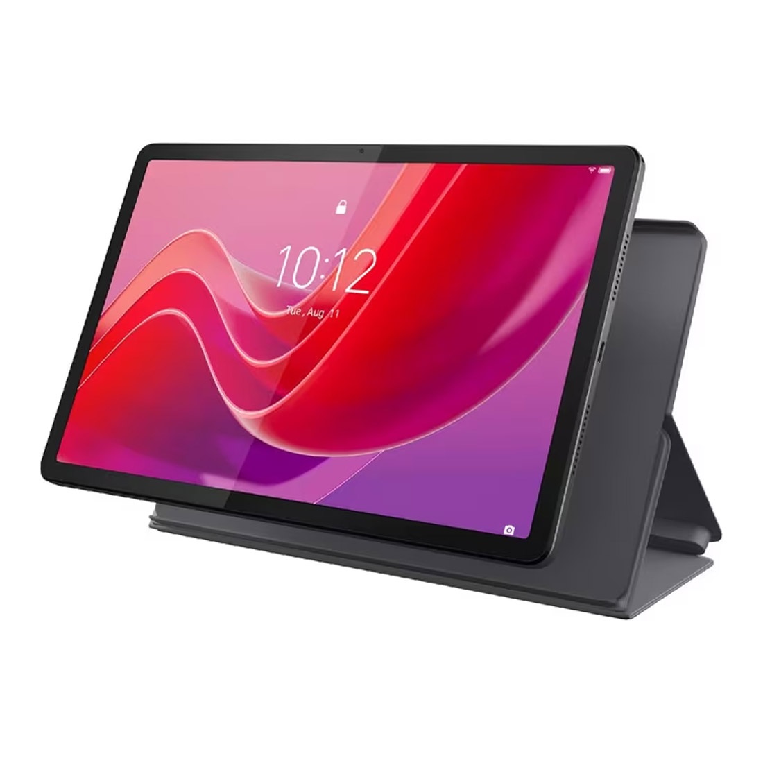 Lenovo Tab M11 Folio Case Grey ZG38C05461 - Drop Proof, Dust & Shock Resistant Tablet Cover with Stand Mode & Multi-Function Band, 1 Year Warranty