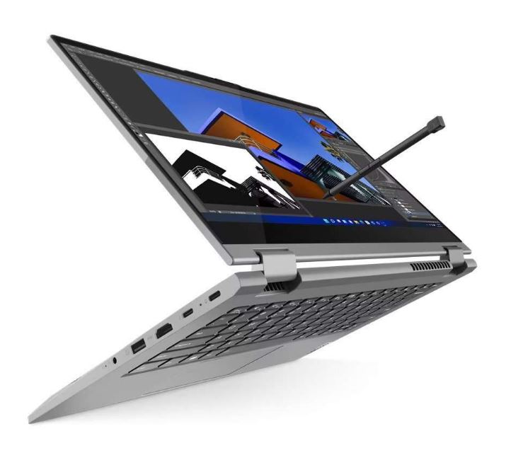 Lenovo ThinkBook 14 Yoga G4 14" WUXGA Touchscreen Laptop Intel Core Ultra 7 155U 16GB DDR5-5600 512GB PCIe 4.0 NVMe SSD Windows 11 Pro Iris Xe Graphics Wi-Fi 6E Fingerprint Reader Pen 1Y Warranty