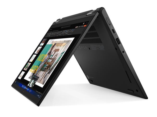 Lenovo ThinkPad L13 Yoga Gen 5 13.3" WUXGA Touchscreen Laptop – Intel Core Ultra 5 125U, 32GB LPDDR5-6400, 512GB PCIe Gen4 SSD, Windows 11 Pro, AI NPU 11 TOPS, Fingerprint Reader