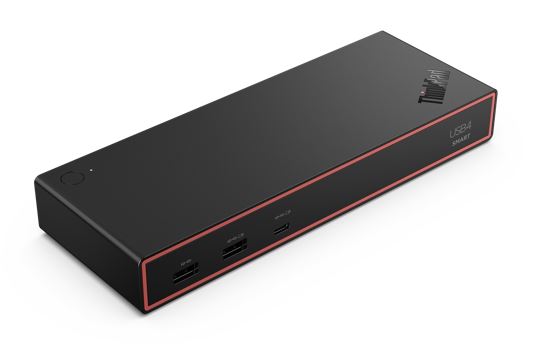 Lenovo ThinkPad USB4 Smart Dock 5500 with 135W Adapter, 4x USB-A 3.2 Gen 2, USB-C 3.2, HDMI 2.1, Dual DP 1.4, RJ45 LAN, 3-Year Warranty