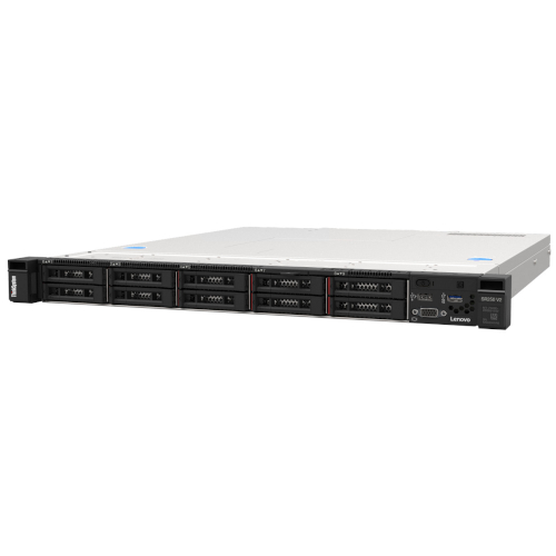 Lenovo ThinkSystem SR250 V3 1U Rack Server Intel Xeon E-2456 6-Core 3.2GHz 80W, 16GB DDR5 ECC, 800W Platinum PSU, XClarity Controller 2