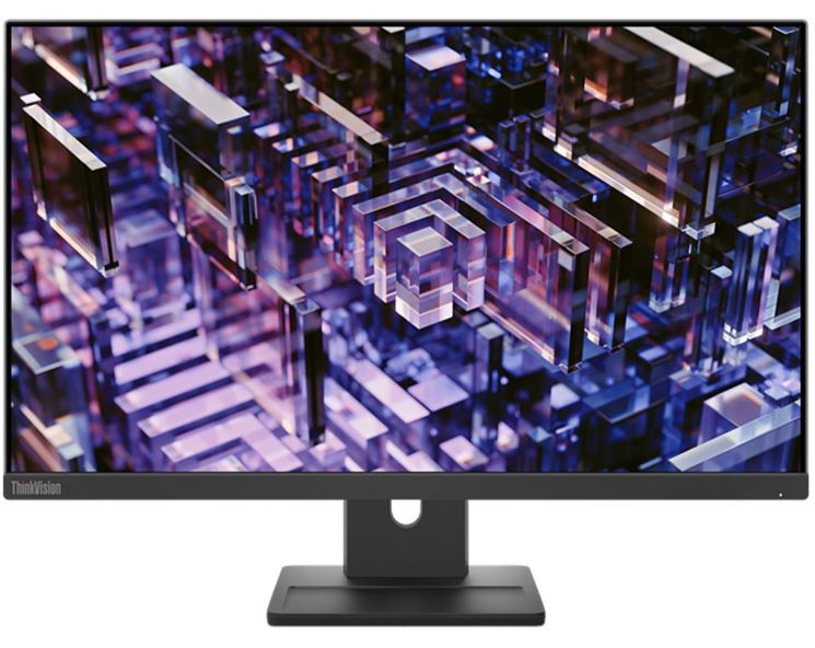 Lenovo ThinkVision E24q-30 23.8" QHD IPS Monitor 2560x1440 100Hz 4ms with Height Adjustable Stand, HDMI 2.1, DP 1.2, Speakers, VESA Mount