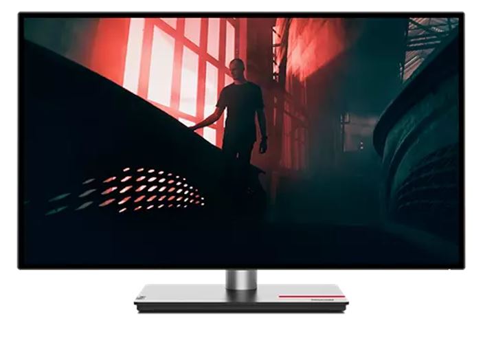 LENOVO ThinkVision P27h-30 27-inch QHD IPS Monitor 2560x1440 60Hz 4ms USB-C HDMI DP Hub Ergonomic Stand VESA