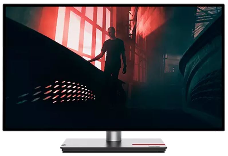 Lenovo ThinkVision P27q-30 27-inch QHD 2560x1440 IPS Monitor with HDR10, 60Hz, USB 3.2 Hub, Adjustable Stand, Near-Edgeless Design