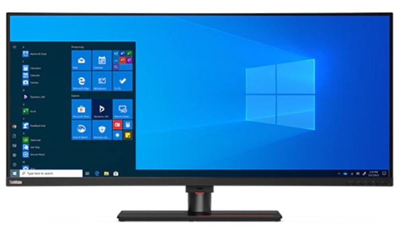 Lenovo ThinkVision P40w-20 39.7-inch Curved WUHD 5K IPS Monitor 5120x2160, 21:9, Thunderbolt 4, USB-C Hub, HDMI, DP, Height Adjustable Stand