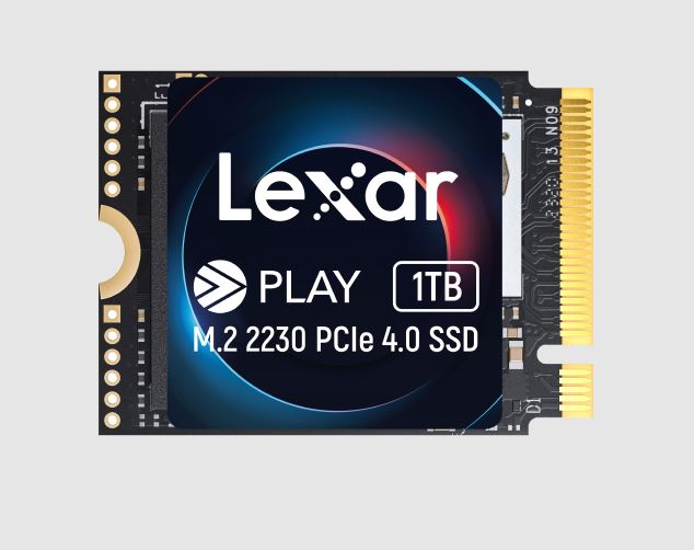 Lexar PLAY 1TB M.2 2230 PCIe Gen4x4 NVMe SSD - Ultra-Compact High-Speed Internal Storage with up to 5200MB/s Read & 4700MB/s Write