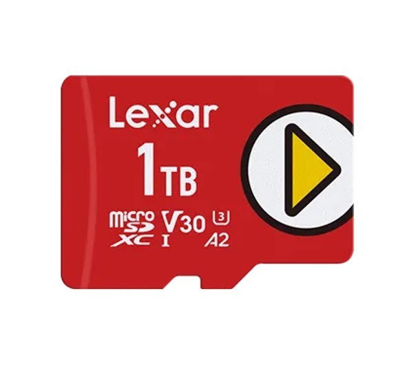 Lexar PLAY 1TB microSDXC UHS-I Card – High-Speed 160MB/s Read & 100MB/s Write, A2 Class, Ideal for Gaming, Smartphones & Tablets