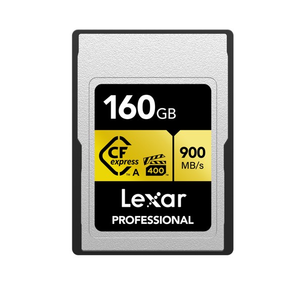 Lexar Professional CFexpress Type A Card GOLD Series 160GB - High-Speed 900MB/s Read & 800MB/s Write, VPG400 Rated