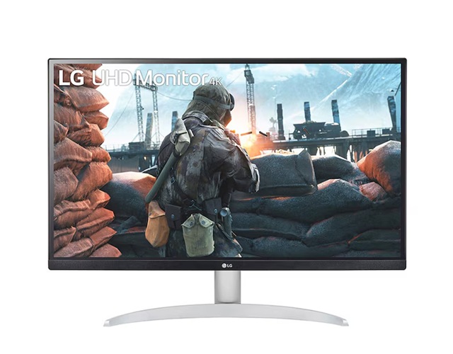 LG 27" 4K UHD IPS Smart Monitor 3840x2160, DCI-P3 95%, HDR400, AMD FreeSync™, 5ms Response, 60Hz, Tilt Adjustable Stand