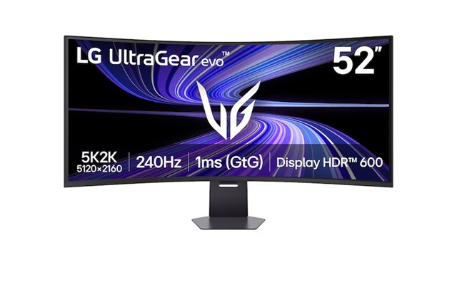 LG 52" UltraGear evo G9 5K2K 240Hz 1ms 1000R HDR600 Curved Gaming Monitor