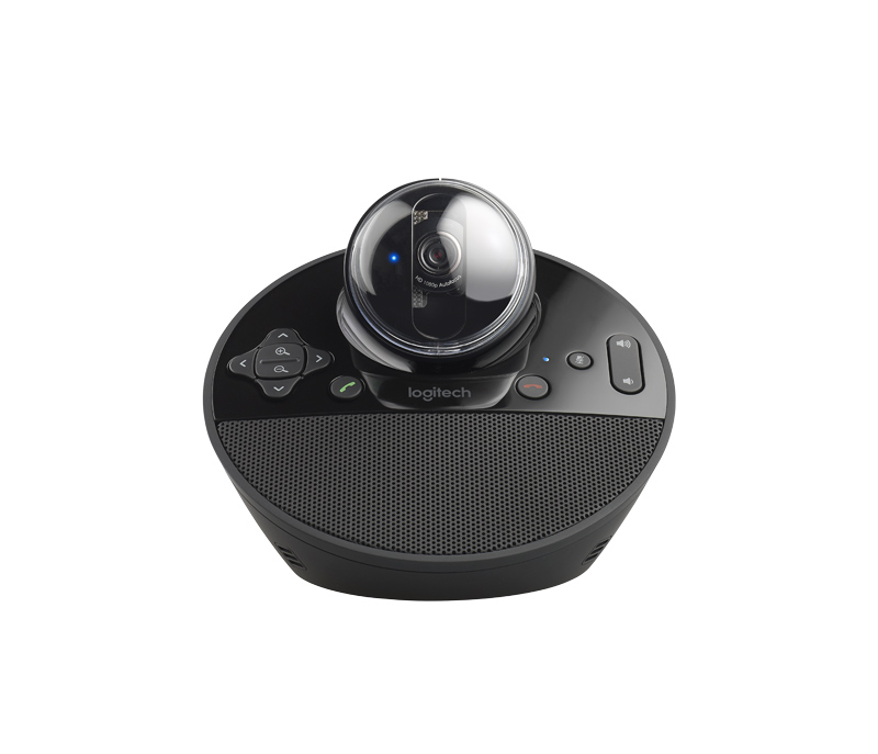 Logitech BCC950 Conference Camera - Full HD 1080p Webcam with Integrated Speakerphone & Remote for Small Groups 1-4 People