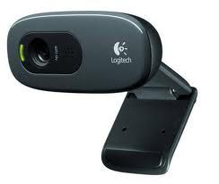 Logitech C270 HD Webcam - 3MP 720p HD Video Call Camera with Noise-Reduced Mic & Auto Light Correction, Compatible with PC, Laptop, Macbook, Tablet
