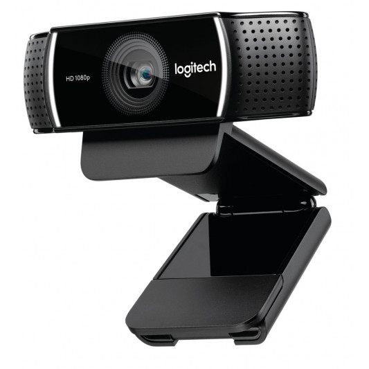 Logitech C922 Pro Stream Full HD Webcam 1080p 30fps, Autofocus, Light Correction, Stereo Mics, 78° FoV, 3-Month XSplit License