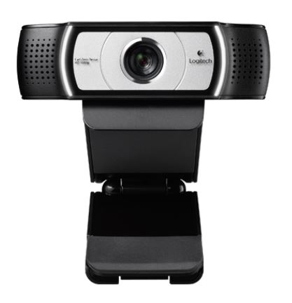 Logitech C930e HD 1080p Webcam with 90° Field of View, Pan-Tilt-Zoom, RightLight 2, USB Plug & Play, Privacy Shutter
