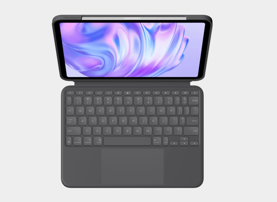 Logitech Combo Touch Keyboard Case for iPad Pro 11-inch M4 with Backlit Keys, Multi-Touch Trackpad & Flexible Kickstand - Graphite
