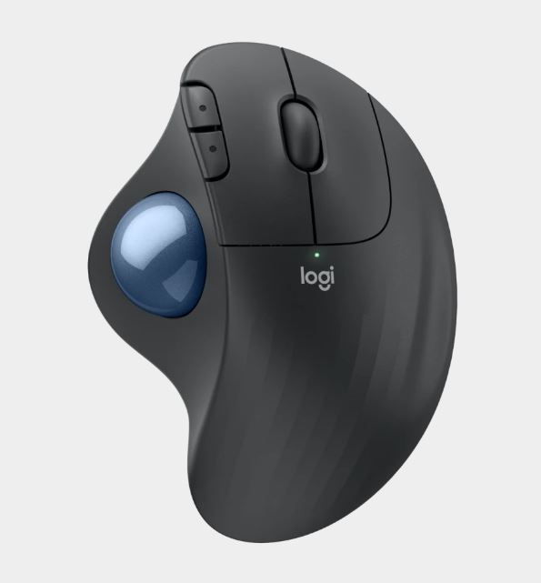 Logitech Ergo M575S Wireless Trackball Mouse – Ergonomic Thumb Control, 400-2000 DPI, Bluetooth & USB-A Receiver, 18 Months Battery Life