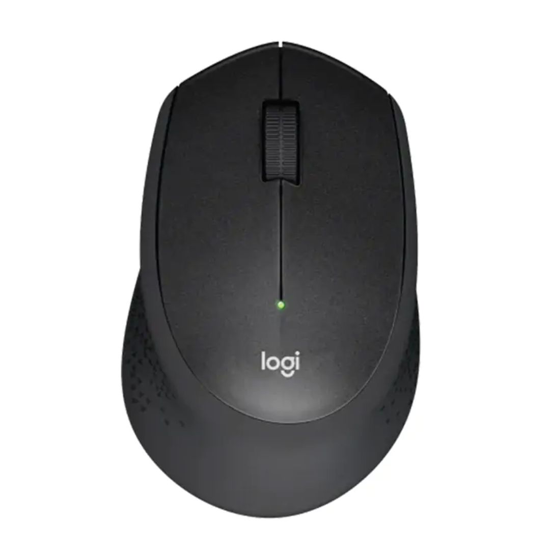 Logitech M331 SILENT PLUS Wireless Mouse Black - SilentTouch Technology, 1000 DPI Optical Tracking, 18-Month Battery Life, 2.4 GHz Wireless